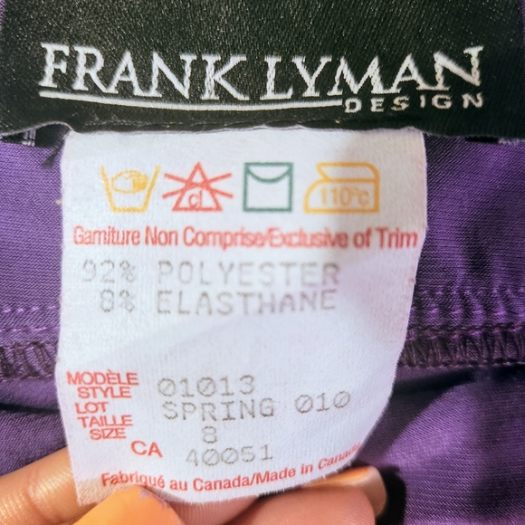 Frank Lyman Ruffle Top - Picture 3 of 5